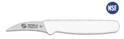 Coltello Spelucchino Curvo Manico Bianco Cm. 7 Supra Di Sanelli Ambrogio