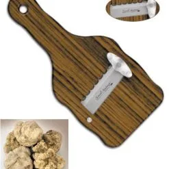 Affettatartufi Tagliatartufi Manico In Ovangkol Lama Ondulata