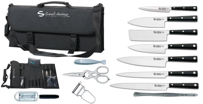 Valigetta SushiMan Completa Di Coltelli Professionali Hasaki E Accessori Di Sanelli Ambrogio