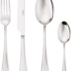 Servizio 24 Posate In Inox Monoblocco Cornice