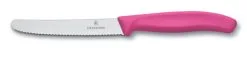 Coltello Da Tavola Seghettato Di Victorinox - Manico Fucsia