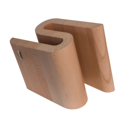 Ceppo Magnetico S Per 10 Coltelli Serie Grand Prix In Faggio Naturale Di Artelegno