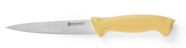 Set Per Pollame: Tagliere Giallo + 3 Coltelli Manico Giallo HACCP - immagine 2