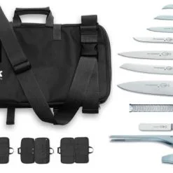 Valigetta Completa Di 7 Coltelli Dick, Microplane E Accessori
