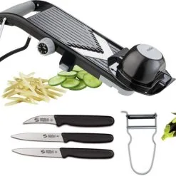 Vegetable Compact: Mandolina + 3 Spelucchini + Pelapatate