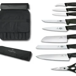 NEW ROLL: Avvolgibile Victorinox Completo Di 8 Coltelli E 1 Forbice