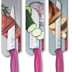 Fucsia Swiss Set: 3 Coltelli Victorinox Serie Swiss Classic Manico Fucsia