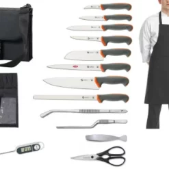 Leaving: Valigetta Tecna Completa Di Coltelli, Accessori, Grembiule E Bandana