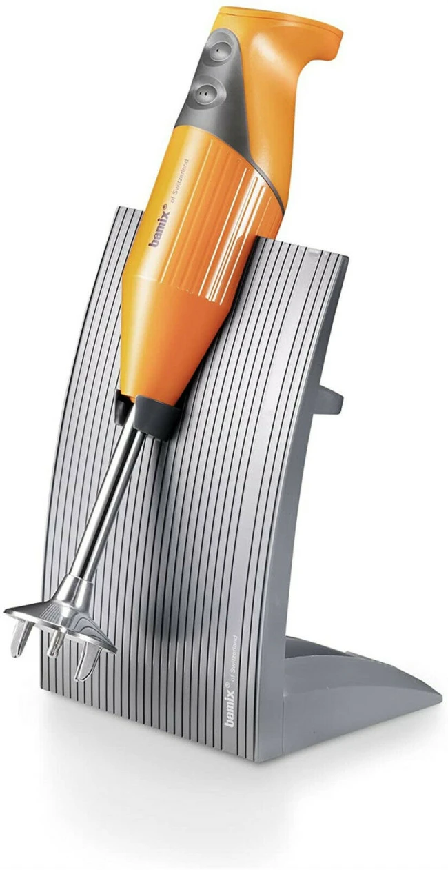 Bamix & Victorinox Orange: Set Frullatore Immersione, Coltelli Victorinox, Microplane E Spatola Arancione - immagine 9
