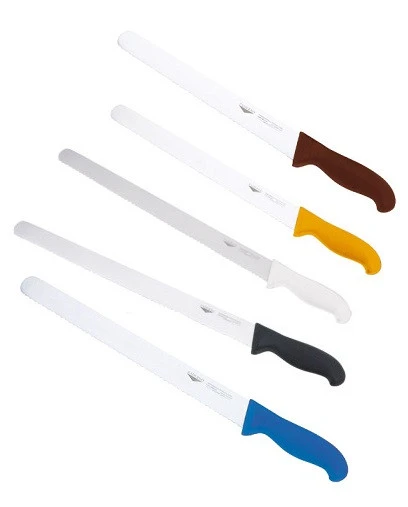 Coltello Pane Affettare Seghettato HACCP Colore Nero Di Paderno - immagine 2