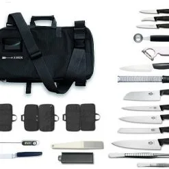 CULINARY CHEF: Valigetta Dick Completa Di Coltelli Victorinox, Kyocera, Microplane E Accessori