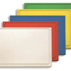 Set 5 Tagliere HACCP Con Scanalatura: Colori Verde, Bianco, Rosso, Blu, Giallo Di Dick