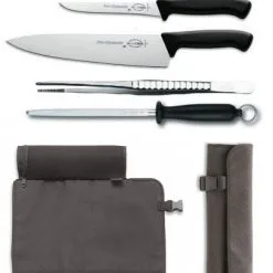 Valigetta Cuoco Completa Di Coltelli, Pinza E Affilatoio
