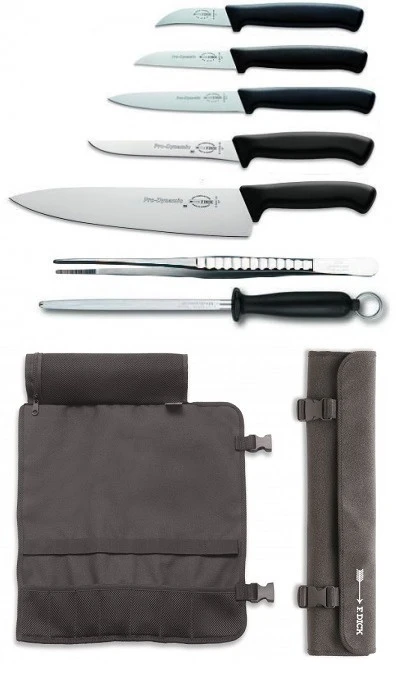 Valigetta Cuoco Completa Di Coltelli, Pinza E Affilatoio