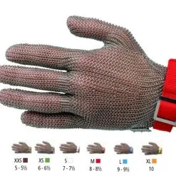 Guanto Antitaglio In Maglia Di Acciaio Inox
