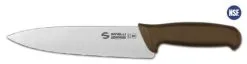 Coltello Trinciante Cuoco Cm. 20 Linea Supra Colore Manico Marrone Di Ambrogio Sanelli