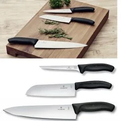 Creative Food: Set 3 Coltelli Serie Swiss Classic Di Victorinox