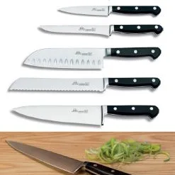 Set Di 6 Coltelli Italiani Forgiati Da Cucina Serie Florence Di Due Cigni Coltellerie