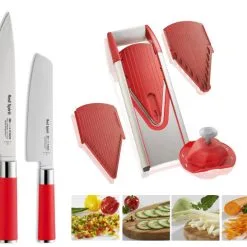 Red In The Kitchen: Affettare Coltelli E Mandolina