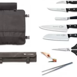 Valigetta Tradizionale: Avvolgibile Completo Di Coltelli Base Serie Superior Dick + Accessori