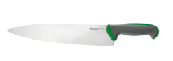 Coltello Trinciante Cuoco Cm. 30 Manico Verde Linea Tecna