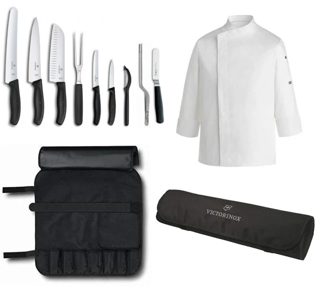 Valigetta Voyager: 5 Coltelli, 4 Accessori E 1 Giacca Chef Prestige - immagine 2