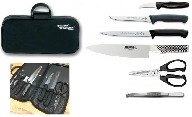 Valigetta Enrico Completa Di Coltelli Wusthof, Dick, Global E Accessori