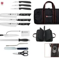 Valigetta Wüsthof Completa Di Coltelli Zwilling Diplôme Le Cordon Bleu E Accessori