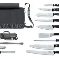 Superior Bag: Valigetta Completa Di Coltelli Superior Dick, Affilatoio, Microplane E Accessori