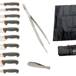 Valigetta Tecna Completa Di 10 Coltelli Serie Tecna E 2 Pinze