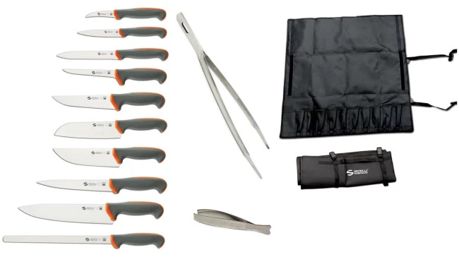 Valigetta Tecna Completa Di 10 Coltelli Serie Tecna E 2 Pinze