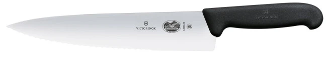 Coltello Cucina Seghettato Cm. 25 Serie Fibrox Di Victorinox