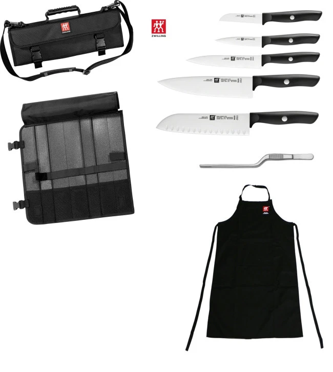 Valigetta Zwilling LIFE Completa Di 5 Coltelli, Pinza E Grembiule